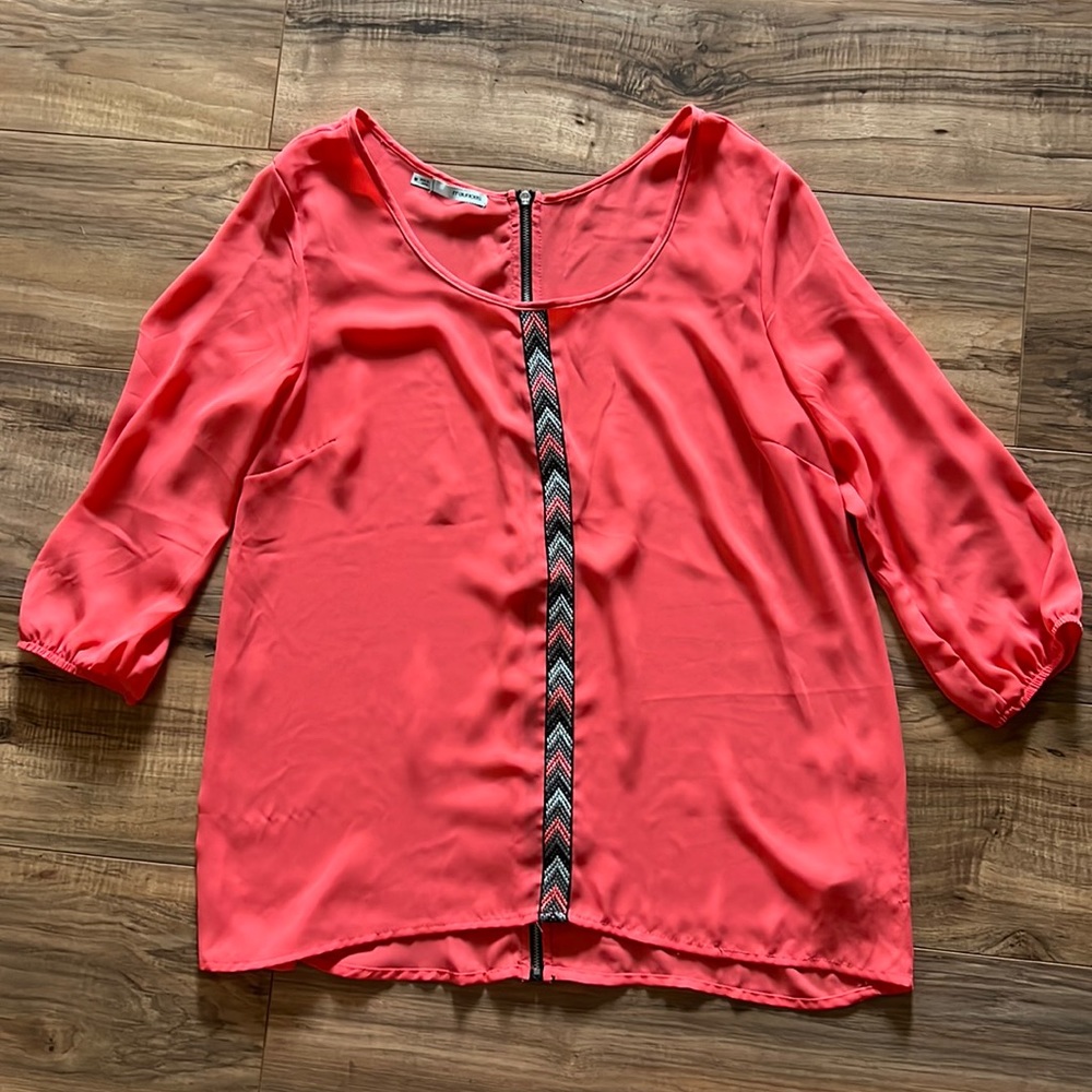 Maurice’s coral blouse size medium